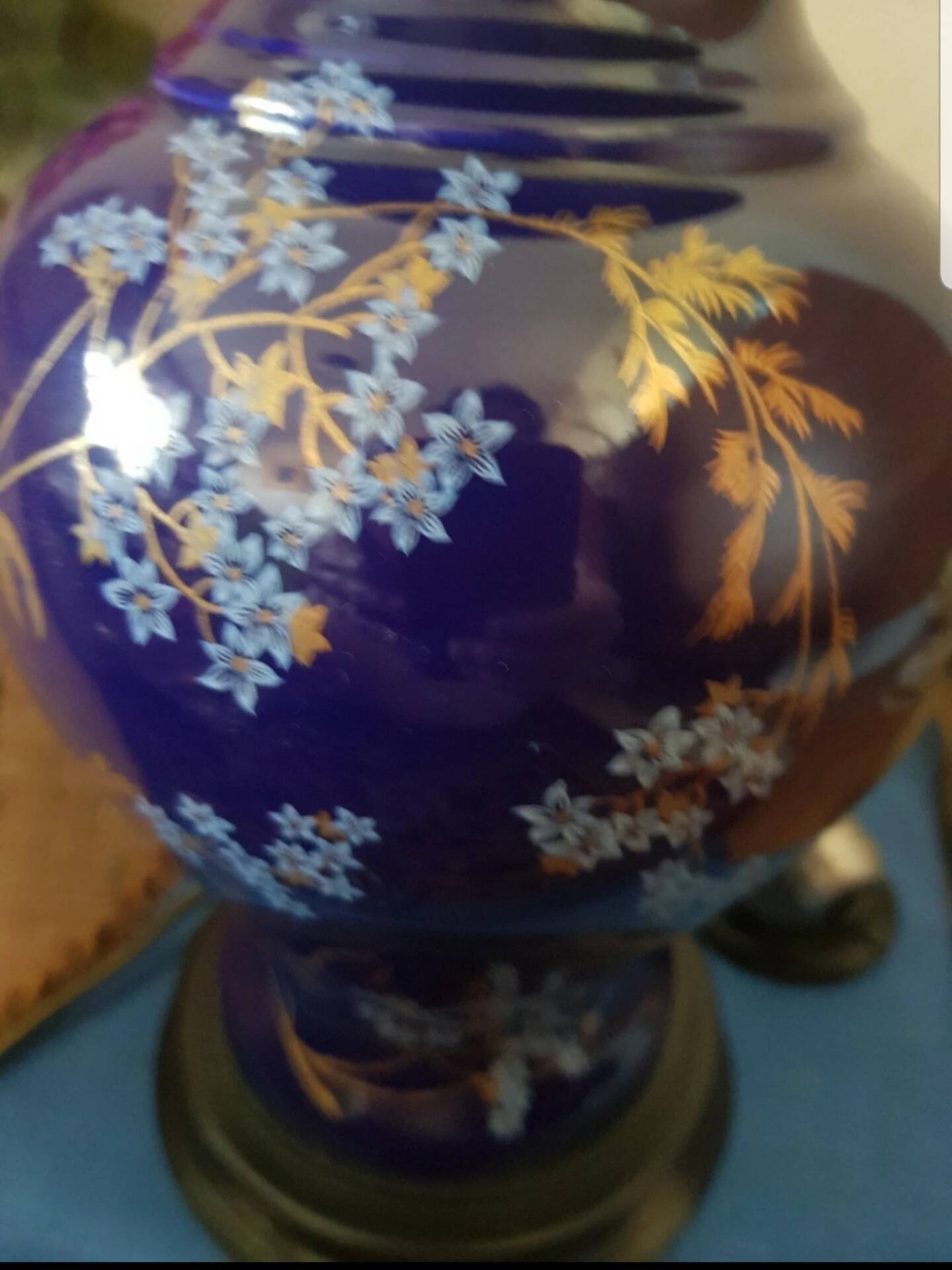 Table lamp, ceramic, vintage