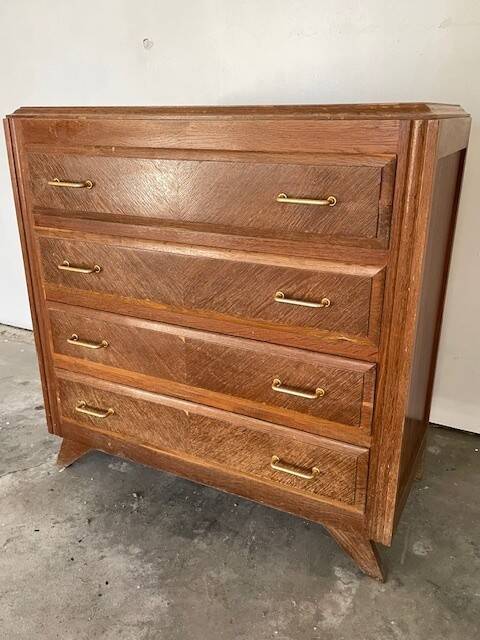 commode vintage 4 tiroirs