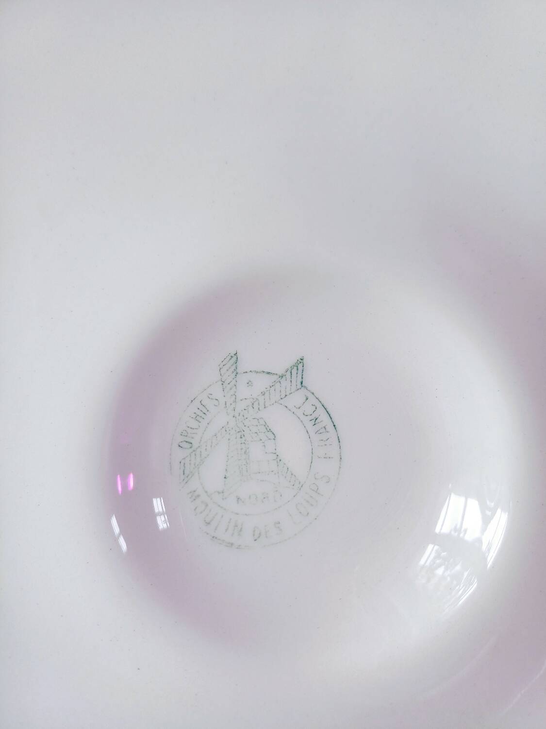 Set of 11 + 1 oyster plates Moulin des Loups