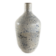 Speckled blue glazed stoneware vase – Vintage handmade ceramics – 28 cm