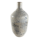 Speckled blue glazed stoneware vase – Vintage handmade ceramics – 28 cm