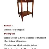 Occasional furniture for office or bedroom