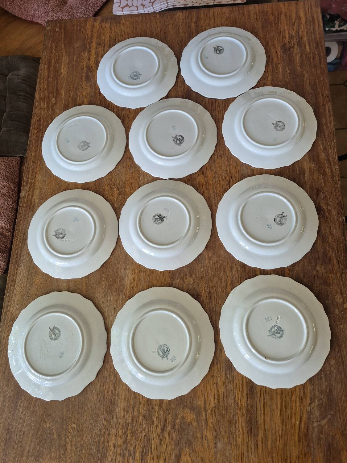 Bird dessert plates
