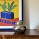 Mid-century Modern silver-plated ice bucket, Teghini Firenze Italy 1970s