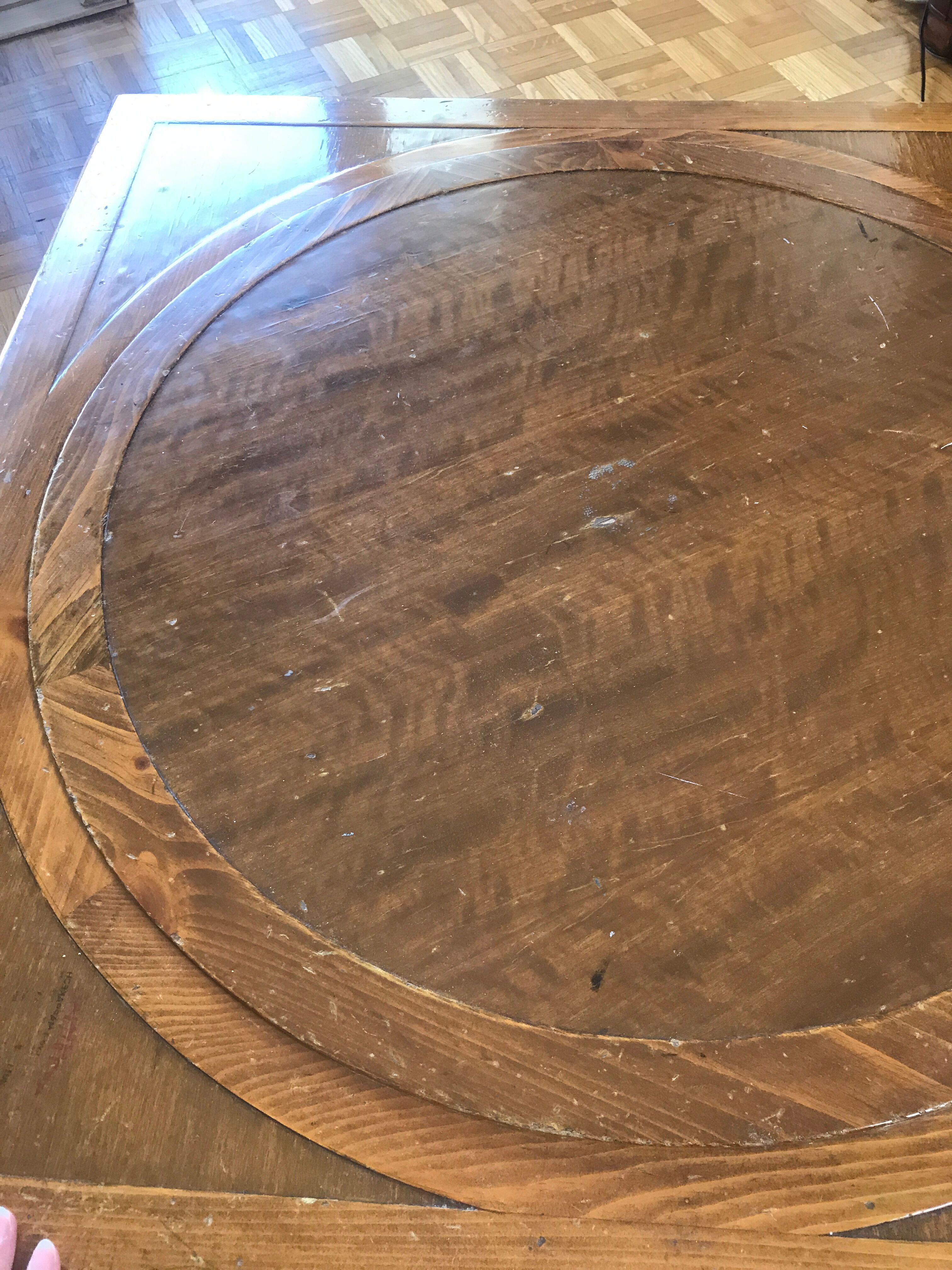 Table basse en bois d'époque Weiman