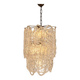 Spun sugar pendant by Vistosi for Mazzega, 1960s