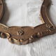 Old frame in gilded carved wood baroque style Louis XV foliage 33 x 43