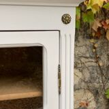 Antique Parisian glass cabinet H150