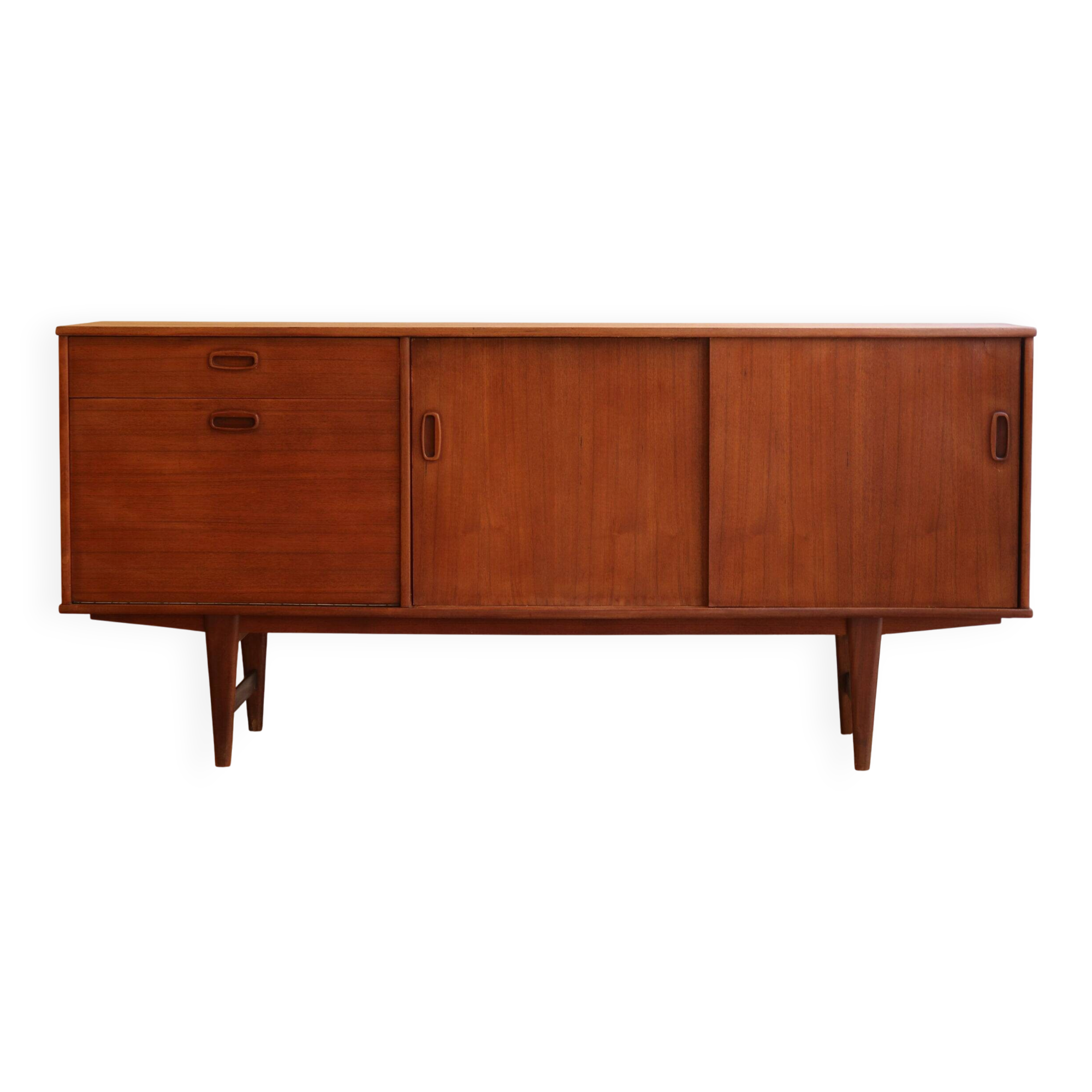 Scandinavian teak enfilade from the 1960s.