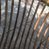 Basket armchair in rattan