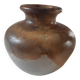 Small terracotta vase