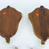 Murano candlestick sconces 1940