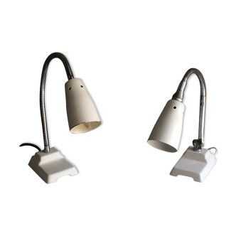 Pair of lamps of articulate studio ki-e-klair of the 1950