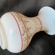 Baluster vase in opaline real enamelled decorations nineteenth century