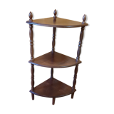Corner shelf, vintage, wooden