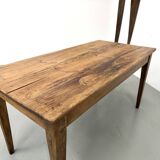 Restored pine farmhouse table
