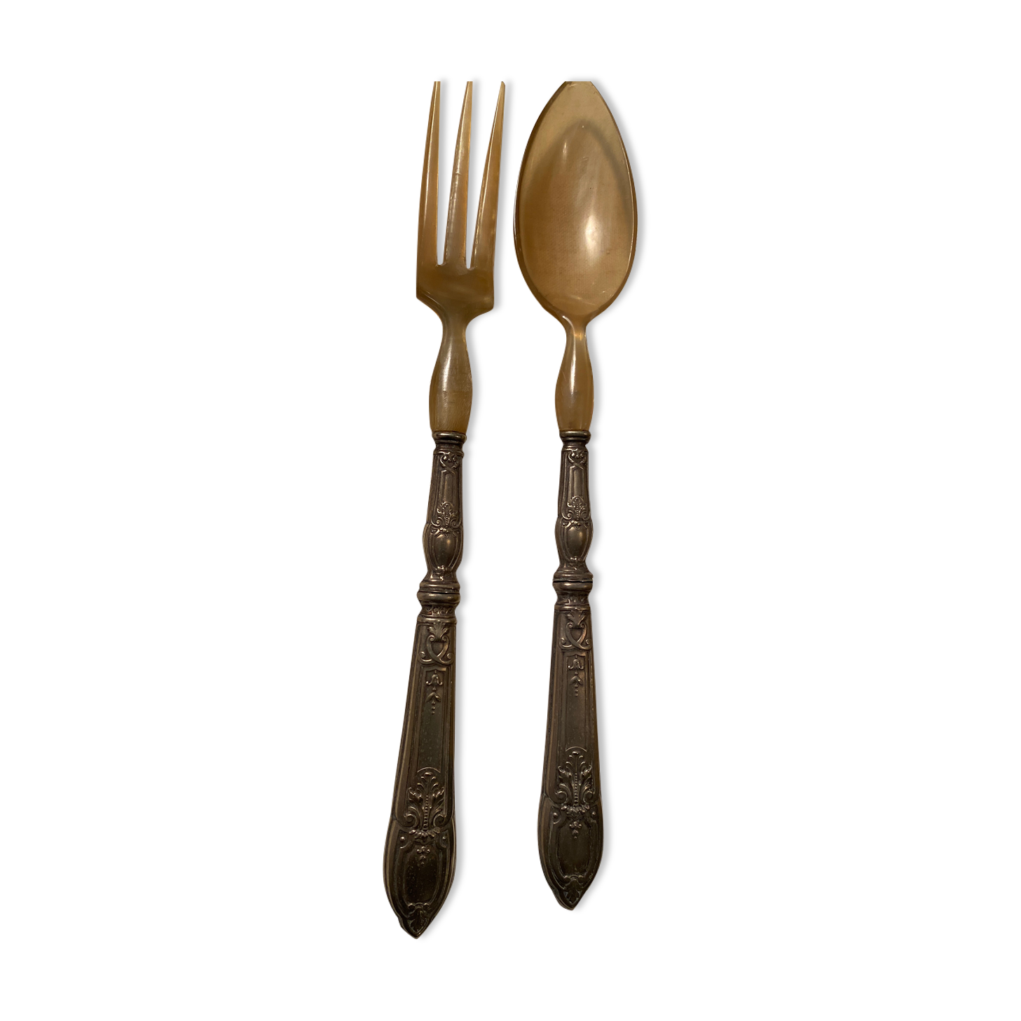 Spoon box and serving fork
