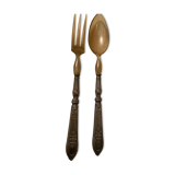 Spoon box and serving fork