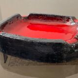 Vintage ashtray in glazed ceramic