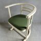White patina wooden armchair, 1950s