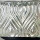 Square glass flush mounted wall or ceiling light