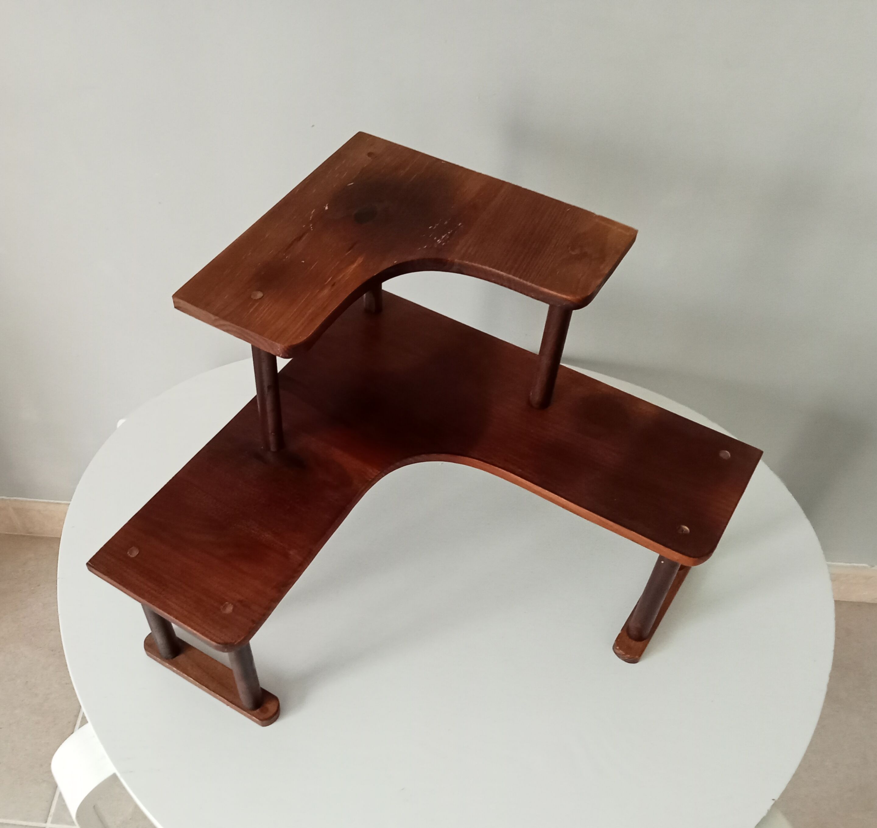 Vintage wooden shelf