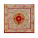 Vintage Turkish hand-knotted rug 125x129 cm
