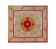Vintage Turkish hand-knotted rug 125x129 cm