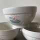 4 bols anciens en porcelaine italienne Cipa