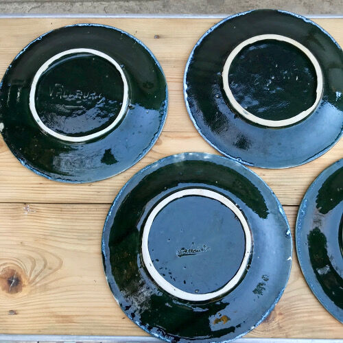 Set of 6 Vallauris plates