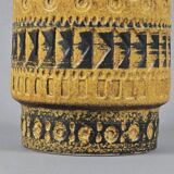 Vintage 1960s Bay Keramiek 'Inka' Handmade Stoneware Vase By Bodo Mans