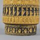 Vintage 1960s Bay Keramiek 'Inka' Handmade Stoneware Vase By Bodo Mans