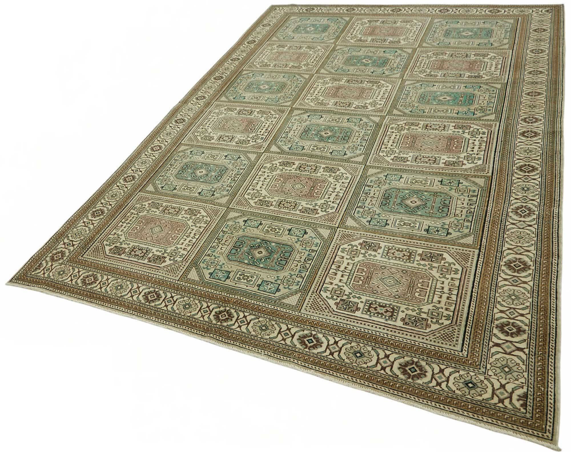 Turkish Wool Vintage Kayseri Rug 193 cm x 300 cm