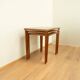 Set of 3 nesting tables, walnut with beech, vintage from the 60s