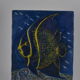 Oil on canvas fish angel