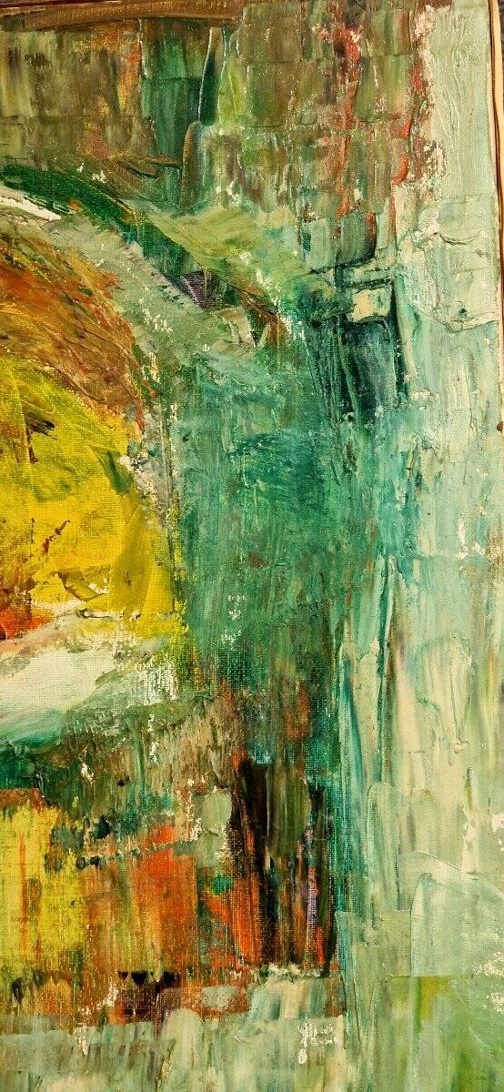 Vintage abstract painting