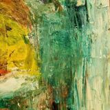 Vintage abstract painting