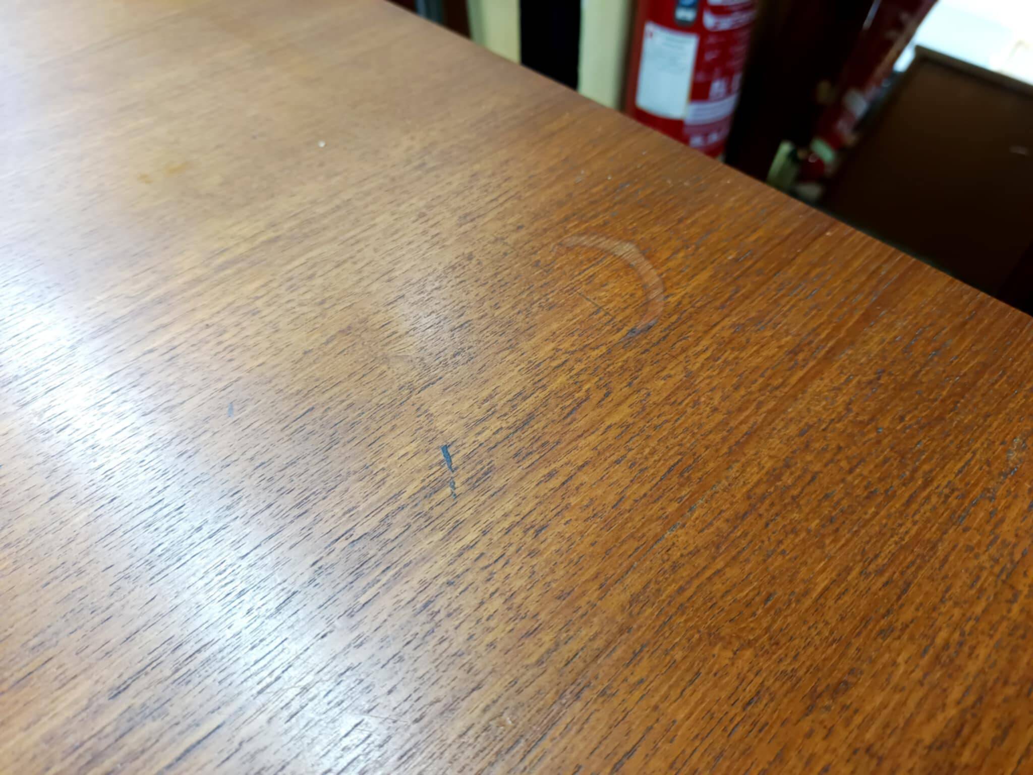 Teak and leather sideboard by Malora, 1955