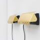 Vintage Brass Wall Sconces Örsjö, Mid-Century Modern Style, circa 1965