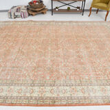 10x13 peach red oversized persian rug, 290x388cm