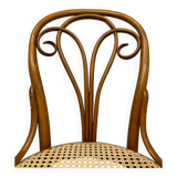 Curved wooden dining chair by Löbl Wieisskirchen