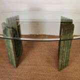Marble and glass dining table Carlo SCARPA for CATTELAN Italia circa 1970