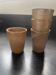 Set of 4 stoneware cups from Digoin, perfect for coffee, tea or com.