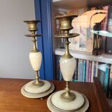 Pair of candle holders early 20th