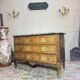 Commode en marqueterie d’époque transition xviii eme siècle