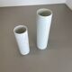 Ensemble de 2 vases abstraits en porcelaine par Cuno Fischer pour Rosenthal, Allemagne, années 1980