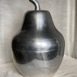 Vintage 1970s Pear Shaped Aluminum Ice Bucket