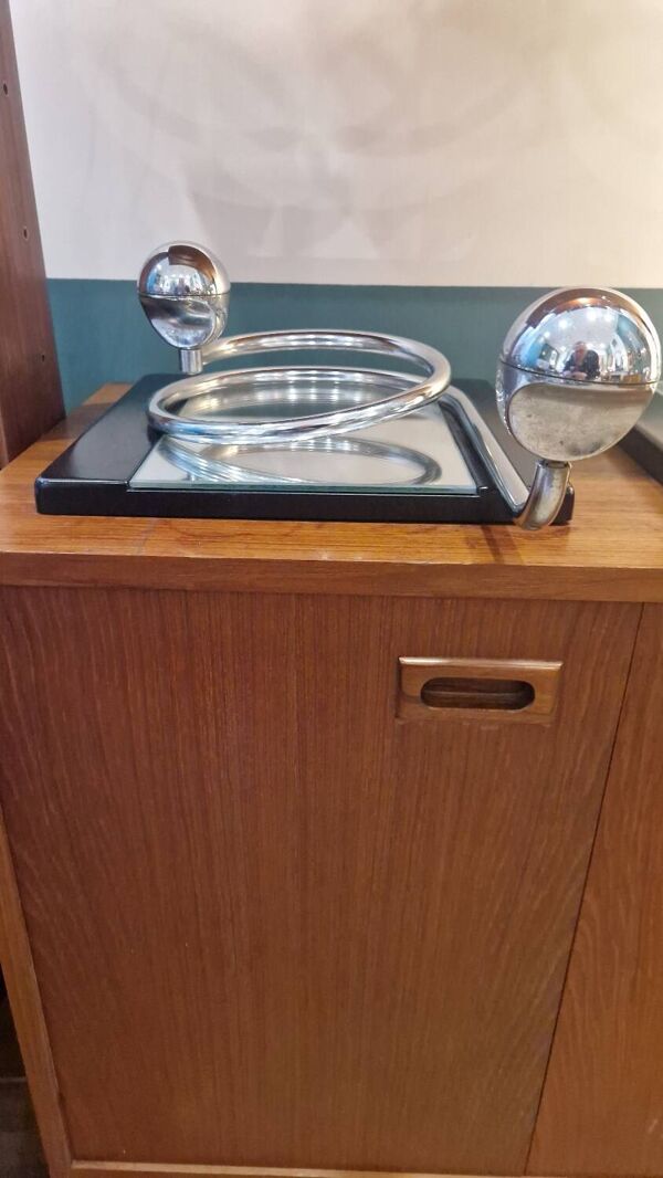 2 patères  miroir design Italy 1970 Mario Sabot.