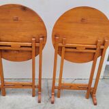 Pair of Burgundian Winegrower Folding Tables