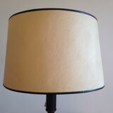Great lamp to ask  brass, leather and paper 1950